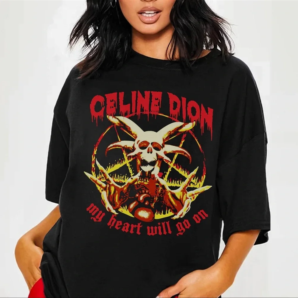 Celine Dion heavy metal t shirt! 3XL - Picture 3 of 3